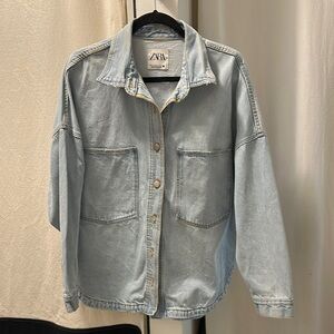 Zara Denim Shacket